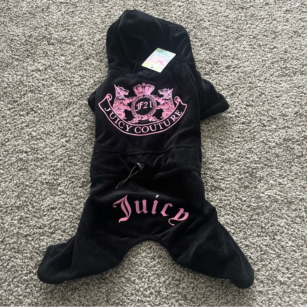 Juicy Couture x F21 Dog/Pet Tracksuit M/L